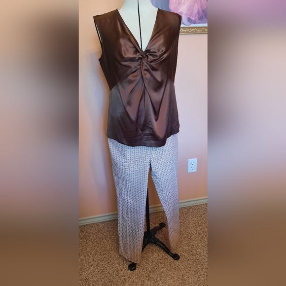 Geometric Patterned Pants - Picture 1 of 9